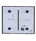 Panel táctil para interruptor de luz vertical AJ-CENTERBUTTON-1G2W-B-VERT