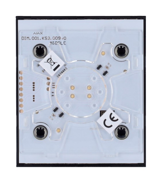 Touch panel for dimmable light switch AJ-CENTERBUTTON-DIMMER-B