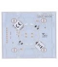 Panneau tactile pour interrupteur d'éclairage à intensité variable AJ-CENTERBUTTON-DIMMER-W-VERT