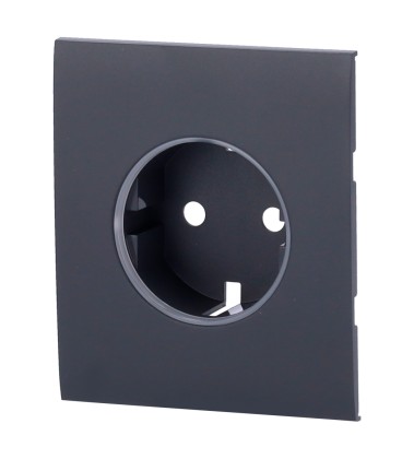 Cache central pour prise de base type F AJ-CENTERCOVER-GRA