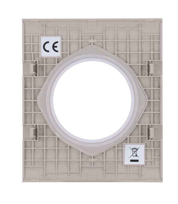 Cache central pour prise de base type F AJ-CENTERCOVER-OLI