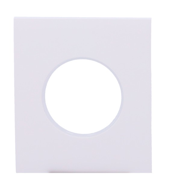 Cache central pour prise de base type F AJ-CENTERCOVER-W