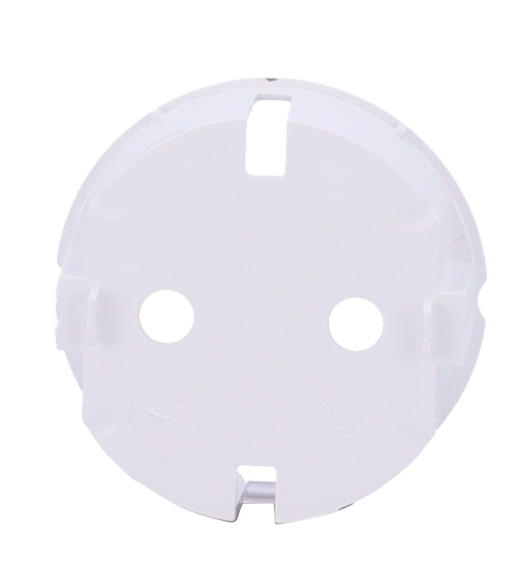 Cache central pour prise de base type F AJ-CENTERCOVER-W