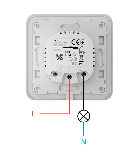 Relais de commutateur d'éclairage intelligent à intensité variable AJ-LIGHTCORE-DIMMER