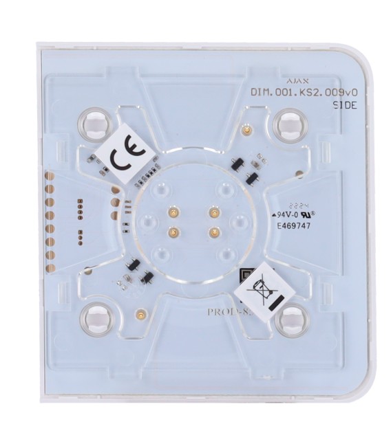 Touch panel for dimmable light switch AJ-SIDEBUTTON-DIMMER-W
