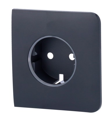 Cache latéral pour prise de base type F AJ-SIDECOVER-GRA