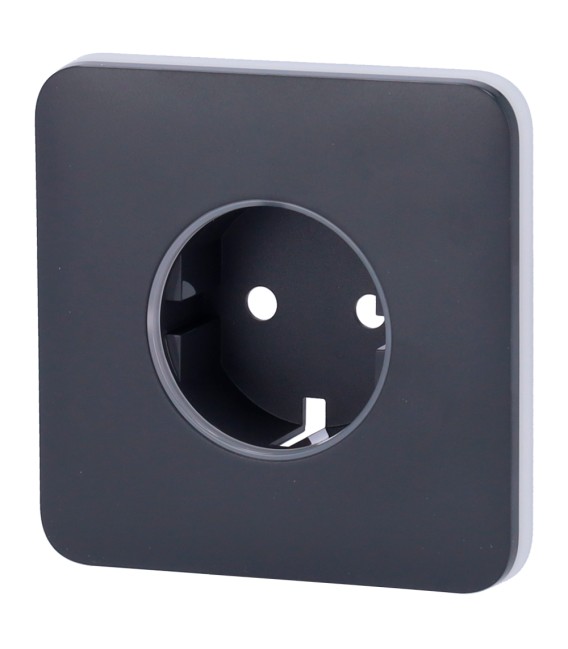 Couvercle pour prise de base type F AJ-SOLOCOVER-GRA