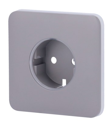 Cache pour prise de base type F AJ-SOLOCOVER-GRE