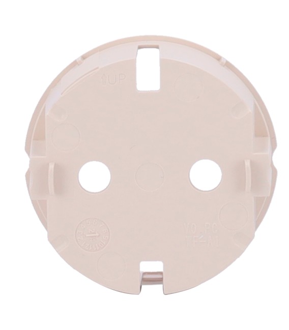 Cover for basic socket type F AJ-SOLOCOVER-IVO