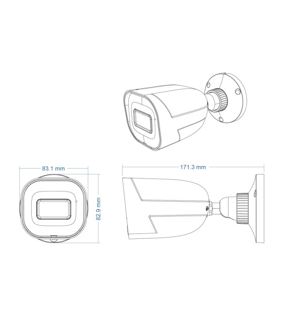Cámara Bullet IP gama I1 AI Avanzada SF-IPB080A-6I1