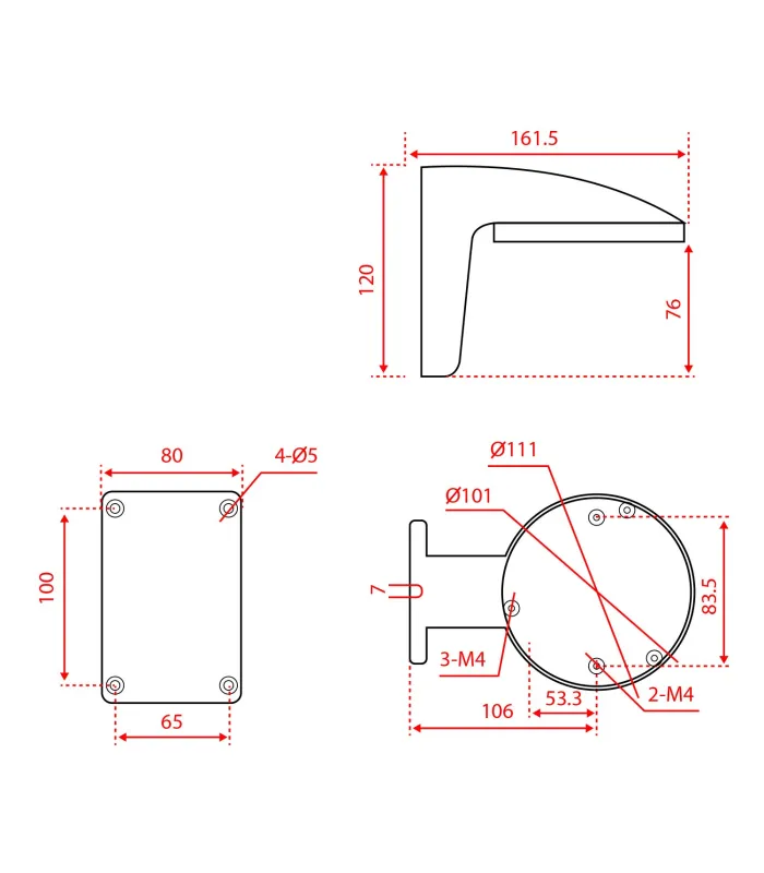 DS-1258ZJ Wall Mount