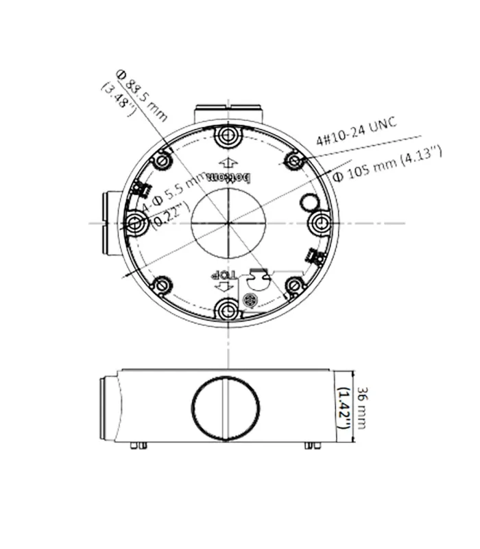 DS-1260ZJ-BLACK Junction Box