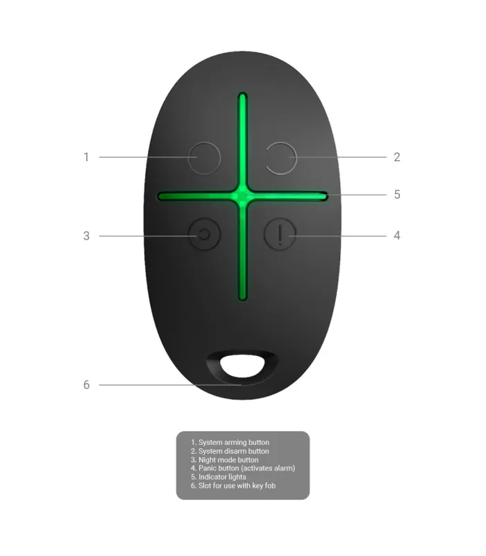 Remote control AJ-SPACECONTROL-S-B