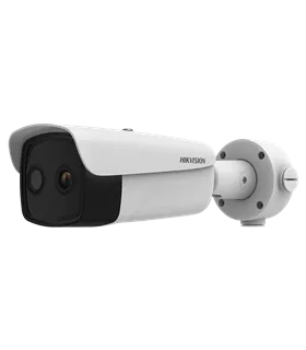 Cámara térmica dual IP Hikvision 384x288 4 MP óptica alarma incendios HM-TD2638-15/G1/T3Y