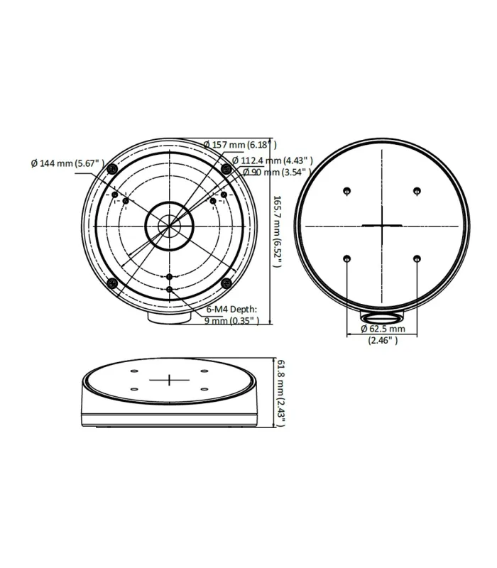 Boîte de jonction DS-1281ZJ-M-BLACK