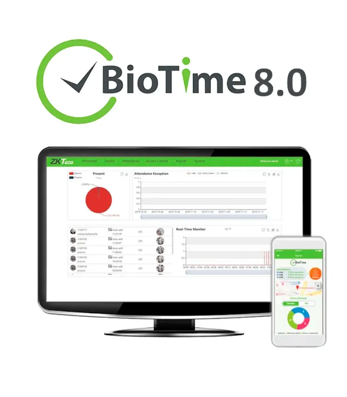 Licence APP de contrôle de présence ZK-BIOTIMEAPP-60