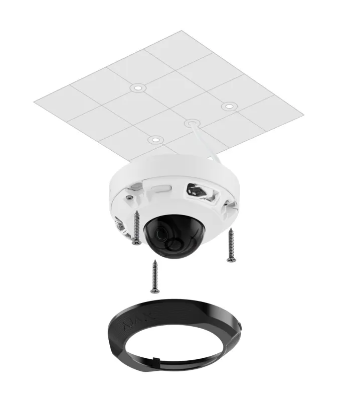 Câmera IP Ajax 5 Mp 2,8 mm preta